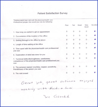 Patient Satisfaction Survey